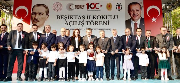 Kahramanmaraş Beşiktaş İlkokulu Törenle Hizmete Açıldı